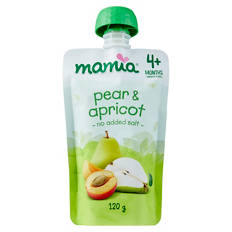 Pear & Apricot 4+ Months Baby Food 120g